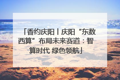香约庆阳丨庆阳“东数西算”布局未来赛道：智算时代 绿色领航