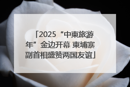 2025“中柬旅游年”金边开幕 柬埔寨副首相盛赞两国友谊