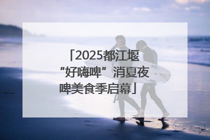 2025都江堰“好嗨啤”消夏夜啤美食季启幕