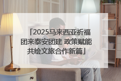 2025马来西亚祈福团来泰安团建 政策赋能共绘文旅合作新篇